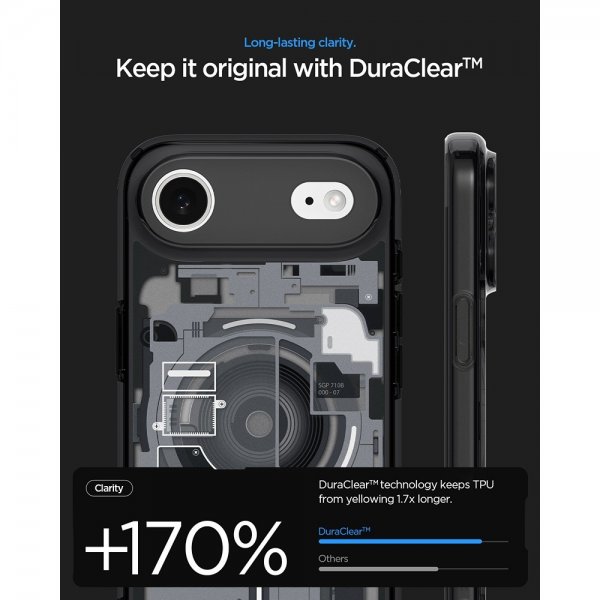 Spigen iPhone Air -kuori Ultra Hybrid Zero One MagFit musta