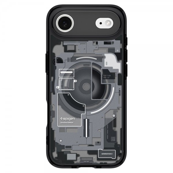 Spigen iPhone Air -kuori Ultra Hybrid Zero One MagFit musta