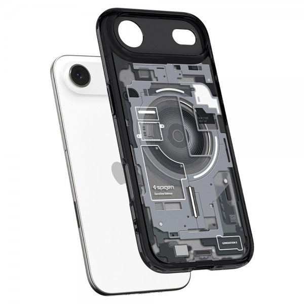 Spigen iPhone Air -kuori Ultra Hybrid Zero One MagFit musta