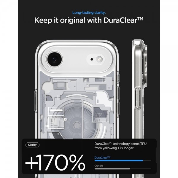 Spigen iPhone Air -kuori Ultra Hybrid Zero One MagFit Valkoinen