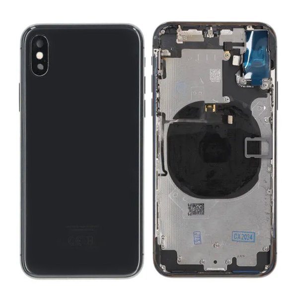 iPhone X takakansi täydellisellä rungolla OEM - musta