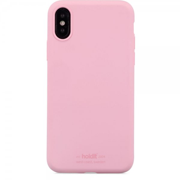 holdit iPhone X/Xs Silikonikuori Pinkki