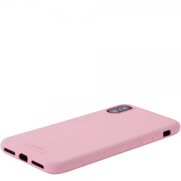 holdit iPhone X/Xs Silikonikuori Pinkki
