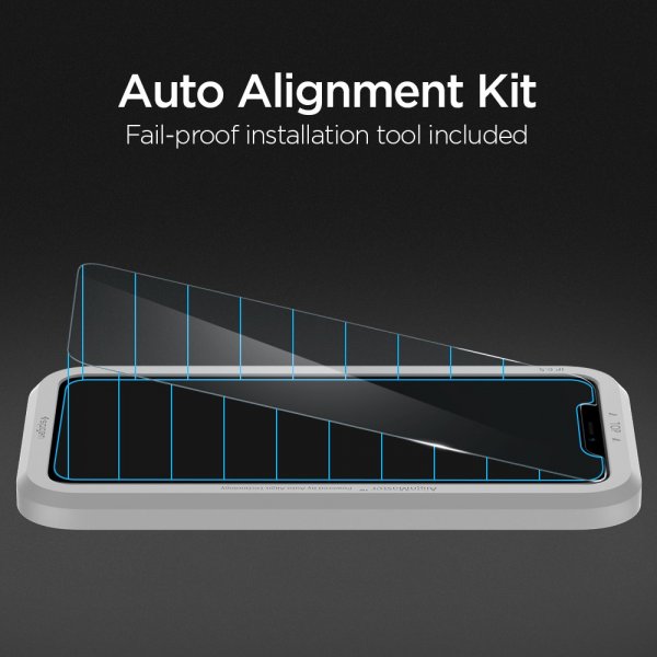 Spigen iPhone X/Xs/11 Pro -näytönsuoja GLAS.tR ALIGNmaster 2 kpl