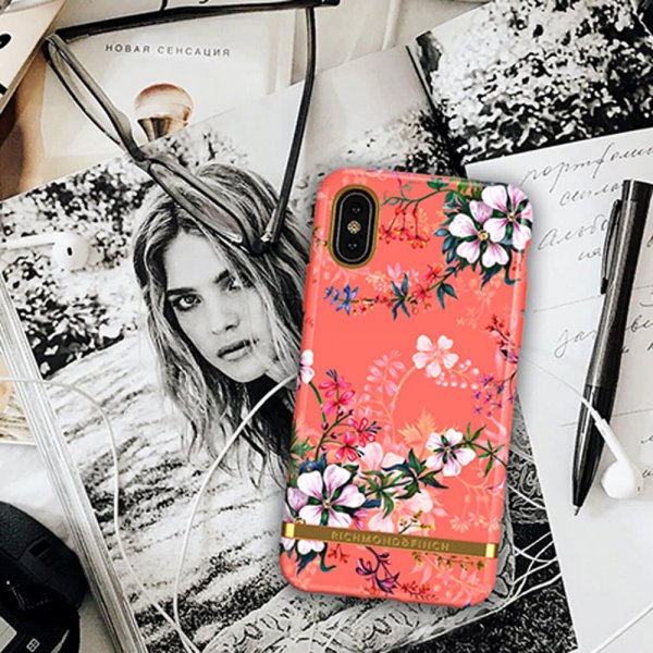 Richmond & Finch iPhone X/Xs Suojakuori Coral Dreams