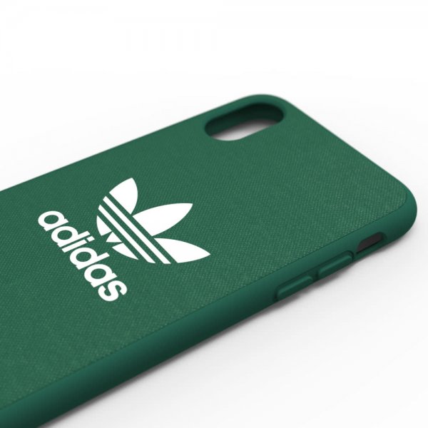 Adidas iPhone X/Xs -kuori TAI muotoiltu kangaskotelo FW19 Collegiate Green