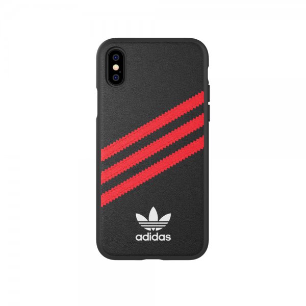 Adidas iPhone X/Xs Kuori OR Moulded Case FW18 Musta Punainen