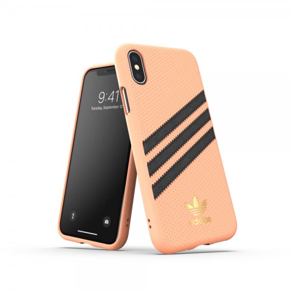 Adidas iPhone X/Xs -kuori OR Moulded Case SS19 Vaaleanpunainen