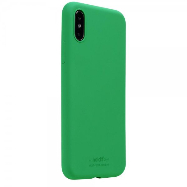 holdit iPhone X/Xs Silikonikuori Grass Green