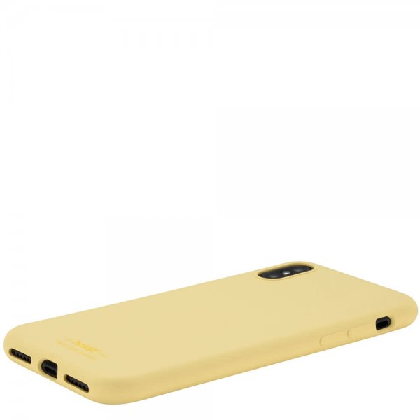 holdit iPhone X/Xs Silikonikuori Keltainen