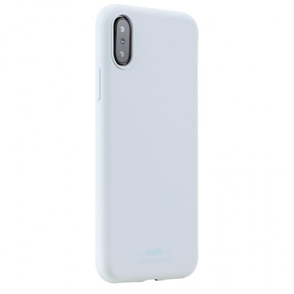 holdit iPhone X/Xs Silikonikuori Mineral Blue