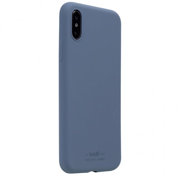 holdit iPhone X/Xs Silikonikuori Pacific Blue
