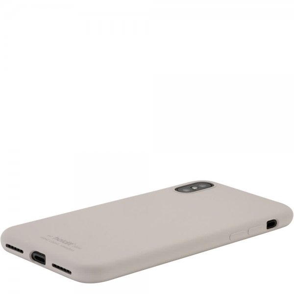holdit iPhone X/Xs -silikonikuori, taupe