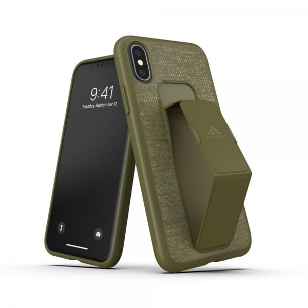 Adidas iPhone X/Xs SP Grip Case SS19 Vihreä