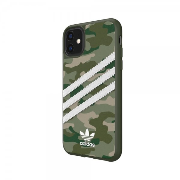 Adidas iPhone 11 -suojakuori OR Moulded Case Camo FW19 Raw Green