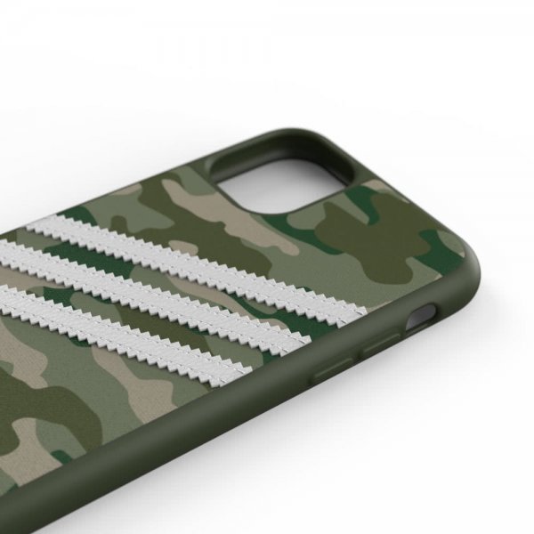 Adidas iPhone 11 -suojakuori OR Moulded Case Camo FW19 Raw Green