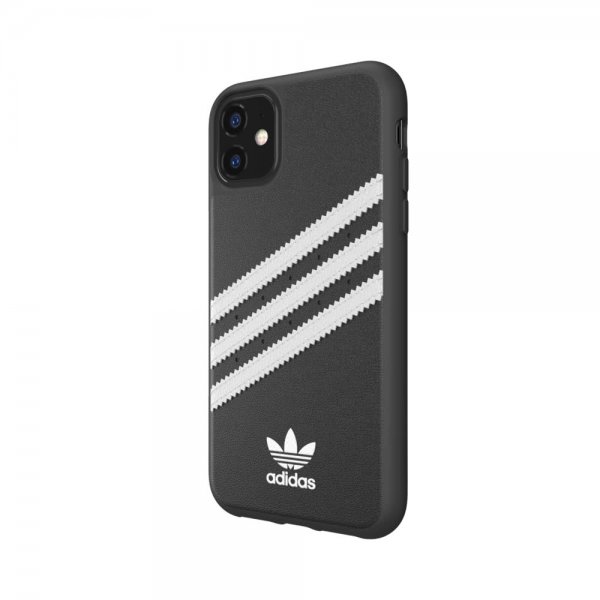 Adidas iPhone 11 -suojakuori OR Moulded Case PU FW19 Musta Valkoinen
