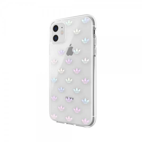 Adidas iPhone 11 -suojakuori Snap Case ENTRY FW19 Transparent Silver