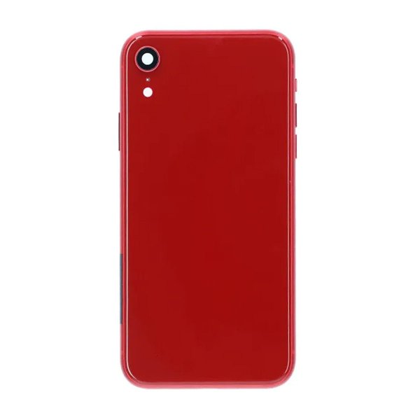 iPhone XR Takaosa kehyksellä Premium - Punainen