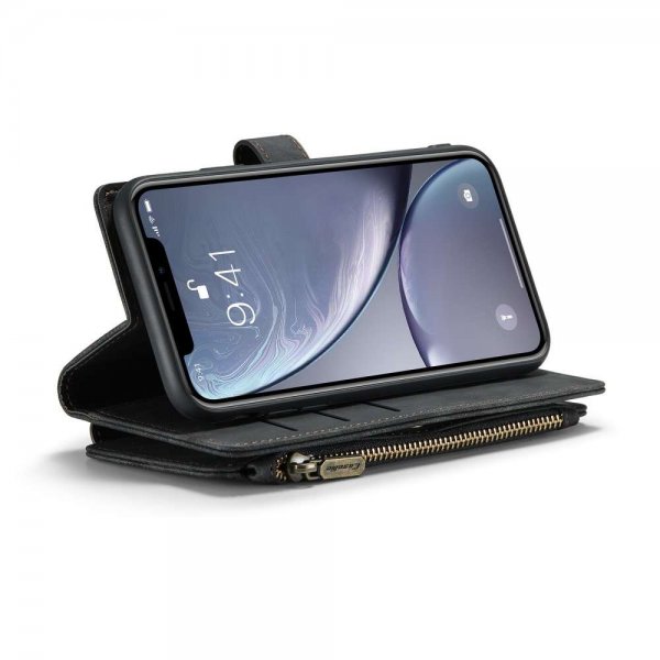 CaseMe iPhone Xr Kotelo C30 Series Musta