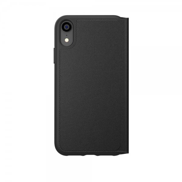 Adidas iPhone Xr Kotelo TAI Booklet Case BASIC FW18 Musta Valkoinen Logo