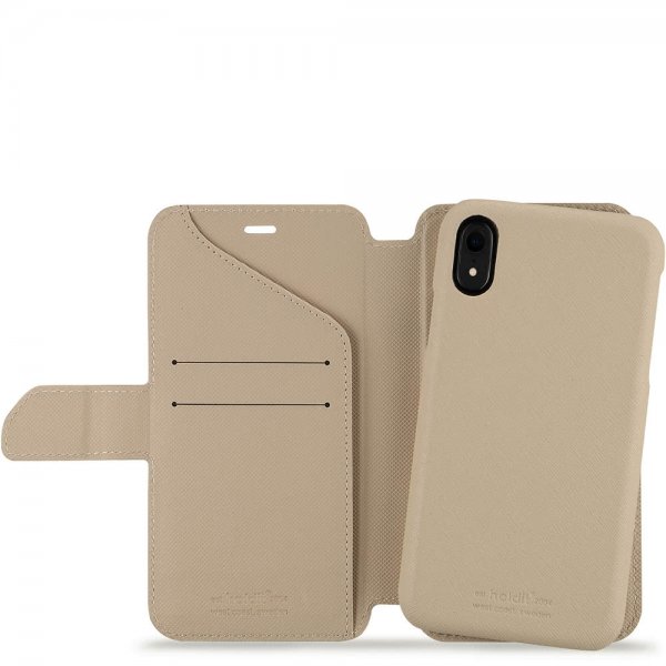 holdit iPhone Xr Fodral Stockholm Irrotettava Kuori Caramel Beige