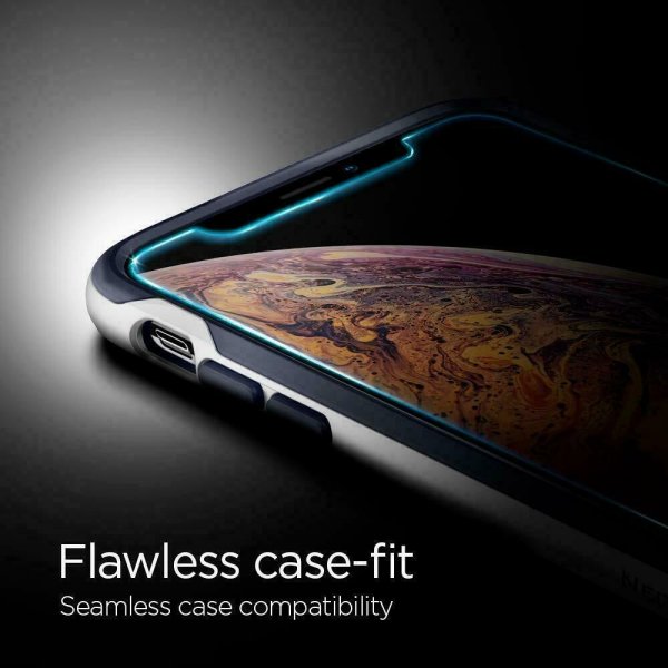 Spigen iPhone Xr/iPhone 11 -näytönsuoja GLAS.tR ALIGNmaster 2 kpl