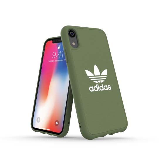 Adidas iPhone Xr Kuoret OR Moulded Case Canvas FW18 Trace Green