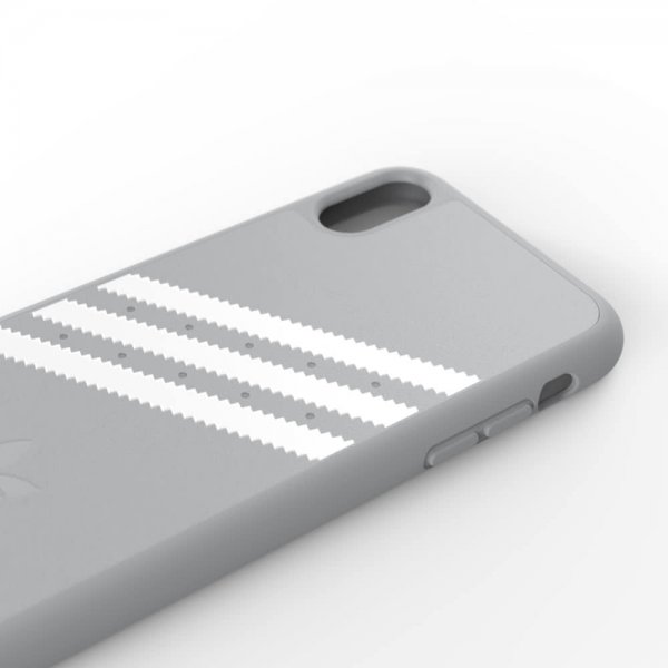 Adidas iPhone Xr Kuoret OR Moulded Case FW18 SUEDE Harmaa Valkoinen