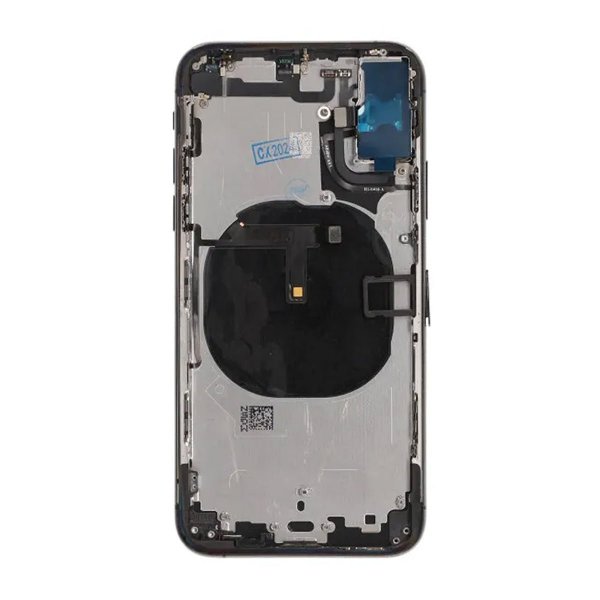 iPhone XS Takaosa täydellä rungolla OEM - Musta