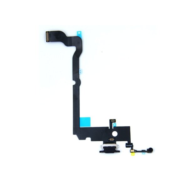 iPhone XS Max latausliitin joustokaapeli - Musta