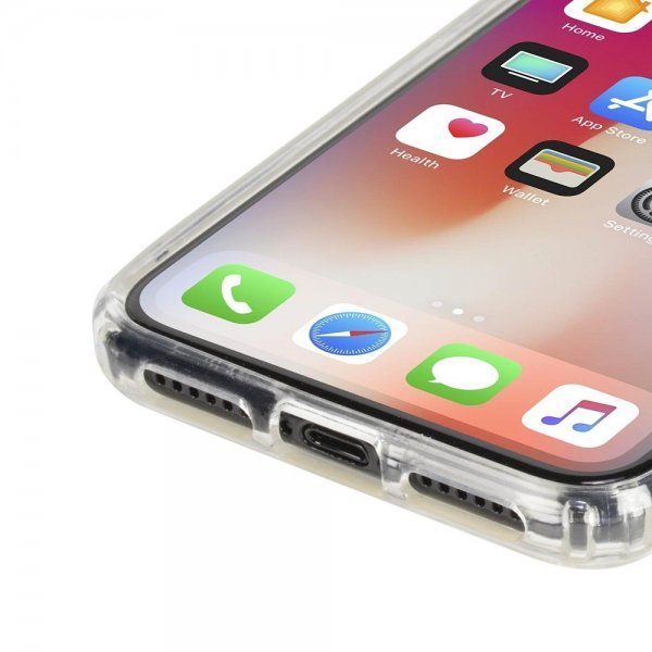 Krusell iPhone Xs Max -suojakuori, Kivik Cover, läpinäkyvä