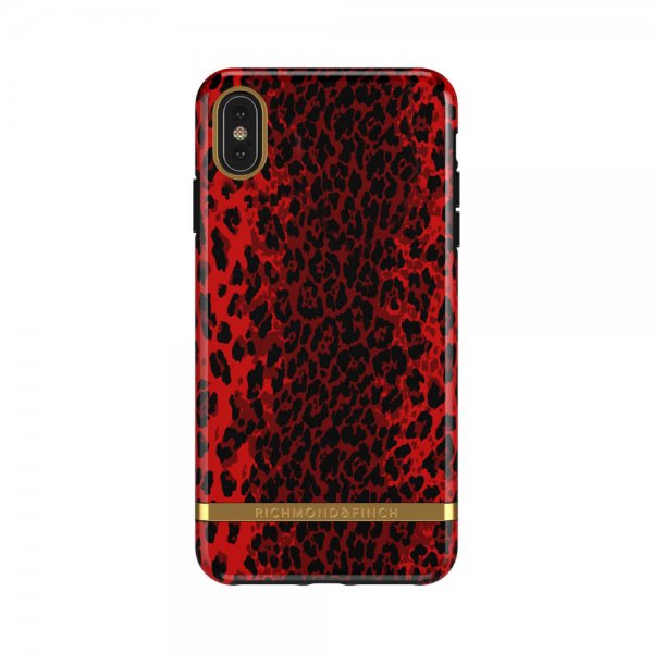 Richmond & Finch iPhone Xs Max kuoret, Red Leopard