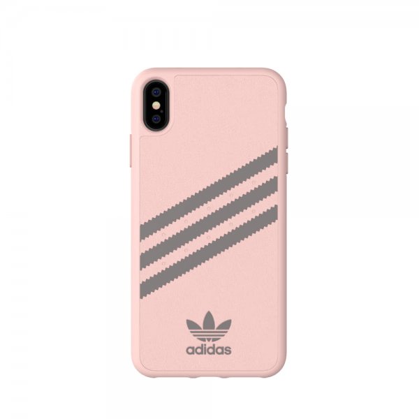 Adidas iPhone Xs Max Kuori OR Moulded Case FW18 SUEDE FW18 Icey Pink Grey