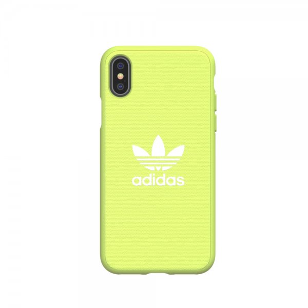 Adidas iPhone X/Xs -kuori OR Moulded Case SS19 CANVAS keltainen