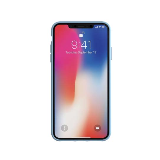 Adidas iPhone Xs Max Kuori OR Moulded Case Suede FW18 Vaaleansininen