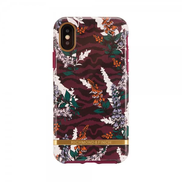 Richmond & Finch iPhone Xs Max -kuori Floral Zebra