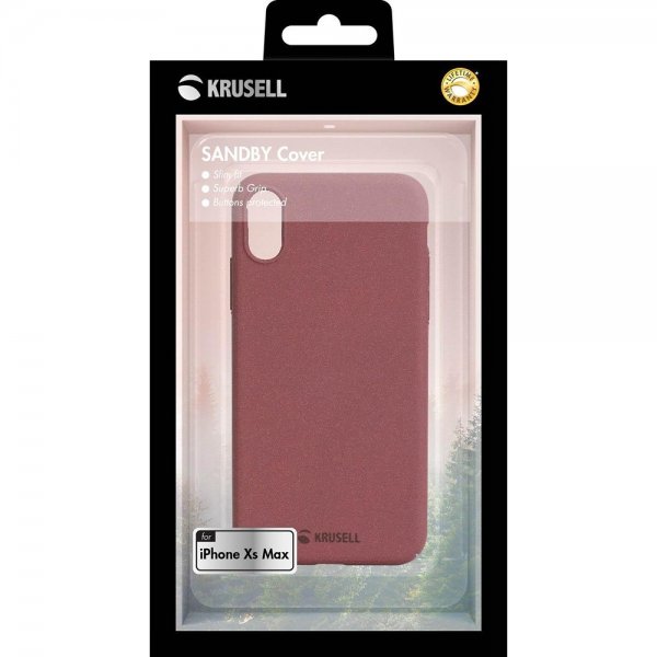 Krusell iPhone Xs Max -suojakuori Sandby Cover Rust
