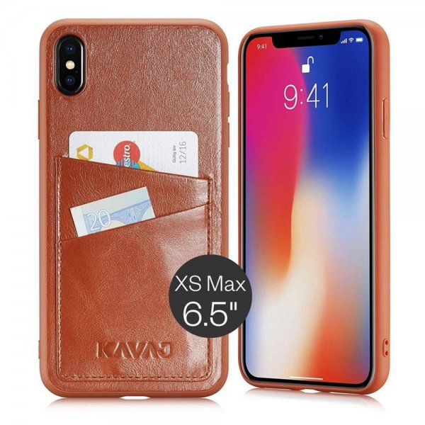Kavaj iPhone Xs Max Kuori Tokyo Ruskea