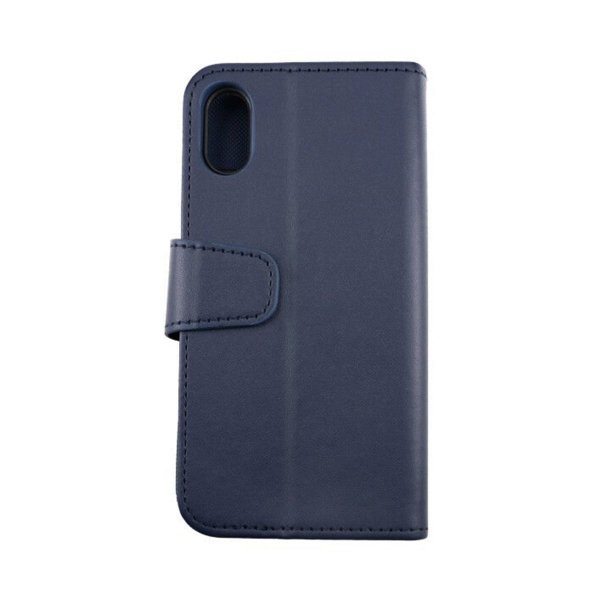 Rvelon iPhone X/iPhone Xs Kotelo Taitettava Korttitasku Sininen