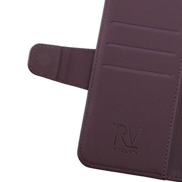 Rvelon iPhone X/iPhone Xs -kotelo, taitettava korttipaikka, violetti