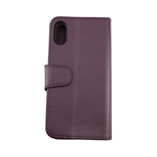 Rvelon iPhone X/iPhone Xs -kotelo, taitettava korttipaikka, violetti