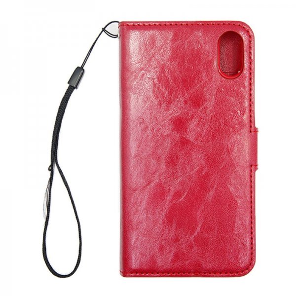 iPhone X/iPhone Xs Magneettikiinnitteinen irrotettava kuori, punainen
