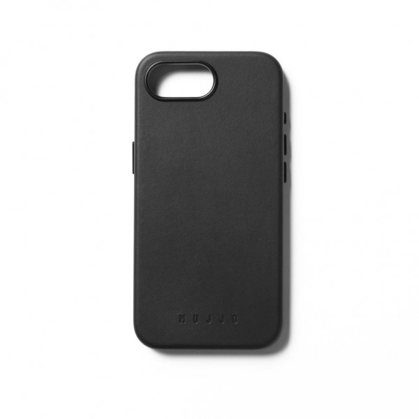 Mujjo iPhone 16/17 Full Leather Case MagSafe - musta