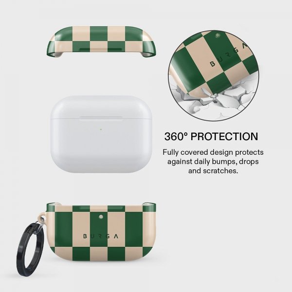 Burga AirPods Pro 3 -kuoret, Ivy League -malli