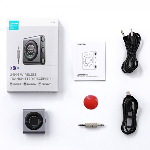 Joyroom JR-CB2 2-in-1 langaton lähetin/vastaanotin Bluetooth