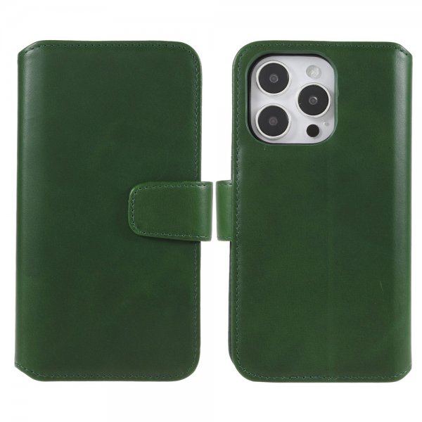 Nordic Covers iPhone 14 Pro Max Essential Leather -suojakuori, Juniper Green