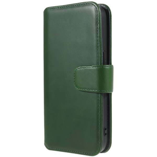Nordic Covers iPhone 12/iPhone 12 Pro -kotelo Essential Leather Juniper Green