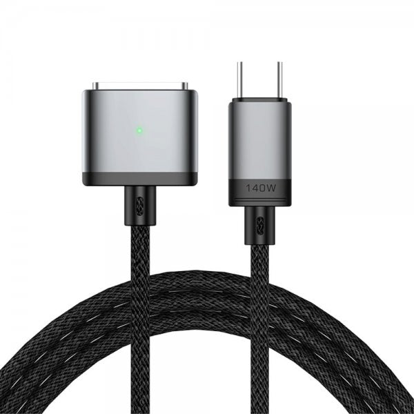 Kaapeli 2 m 140 W USB-C–MagSafe 3, harmaa