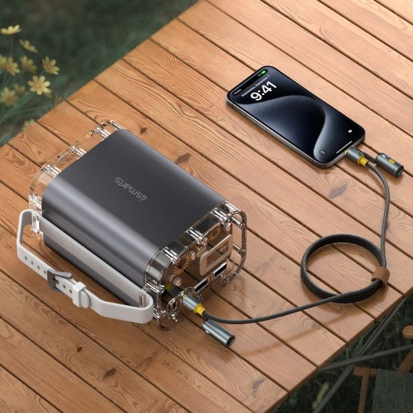 4smarts Kaapeli 3in1 USB-C Setti Explorer 240W 1.5m Musta